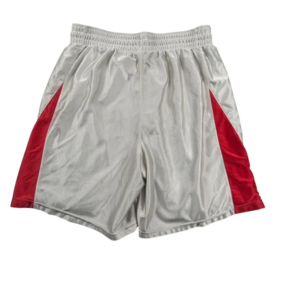 Vintage Nike Shorts Mens L Team Basketball Shiny Mesh 90s Y2K Athletic Gym